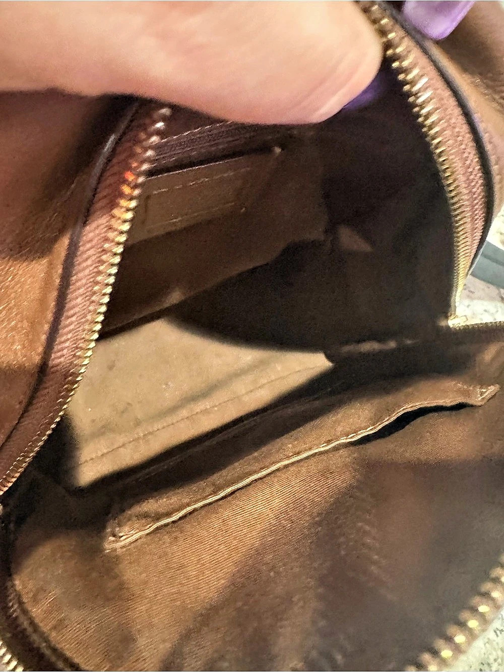Coach Mini Charlie Backpack in Signature Canvas Brown & Tan - Picture 7 of 11